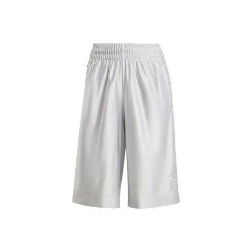 Adidas Originals PREMIUM BASKETBALL Шорты Спортивные шорты Женские Светло-серый
