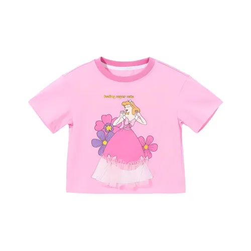 Диснеевские принцессы T-рубашка фуксия для детей 3-7 лет