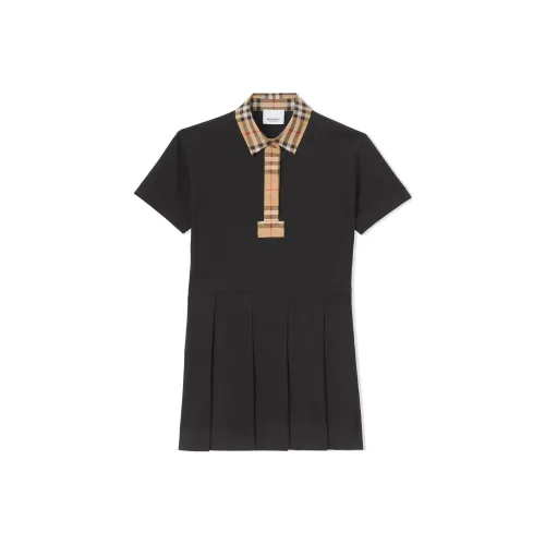 Burberry Черные Платья для Детей