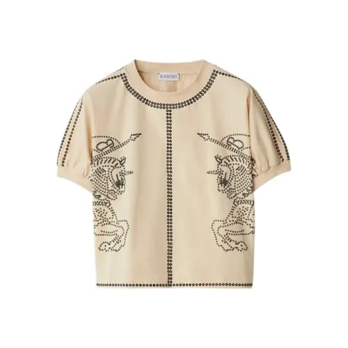 Burberry Бежевые Детские Рубашки