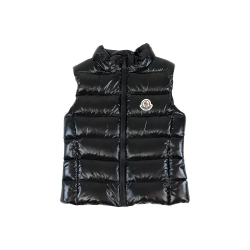 Moncler Черные Детские Жилеты
