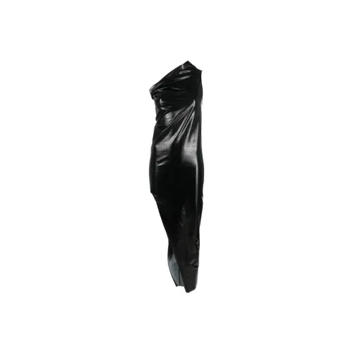 RICK OWENS Черное Женское Вечернее Платье