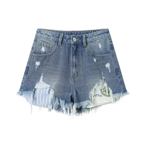 ANDREA MARTIN Джинсовые шорты Женские