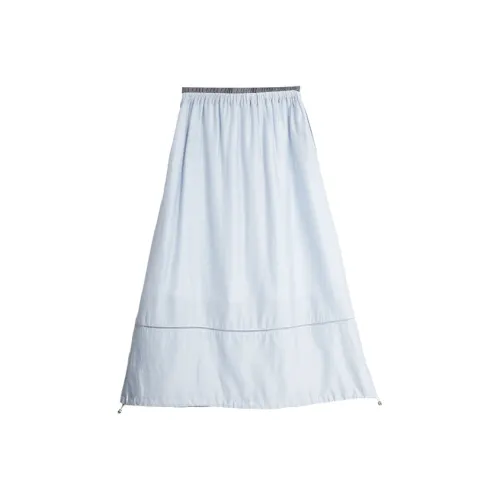 ELLE Повседневные короткие юбки Женские Синие