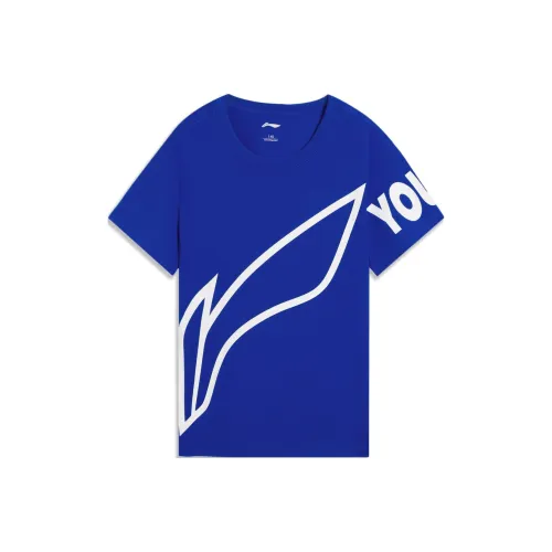 LINING YOUNG T-Рубашка Кристально-Синий Детская