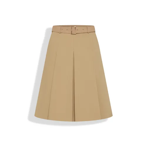 Biyin Leufen Повседневные короткие юбки Женские Хаки