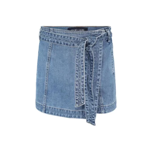 Veronica Beard SS24 Джинсовые шорты Женские Blue