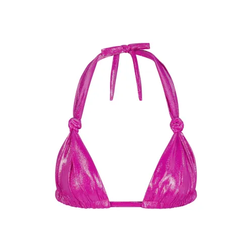 SKIMS Жидкость SHINE Плавание КНОТТЕД MICRO Треугольник Топ Бикини Женские Lollipop