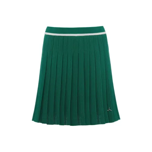 LI NING 1990 Classic Collection Повседневные короткие юбки Женские Cool Сосновый зеленый