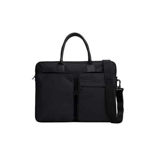 Tommy Hilfiger Полиэстер Сумка через плечо Сумка Сумка для ноутбука Мужская Черная