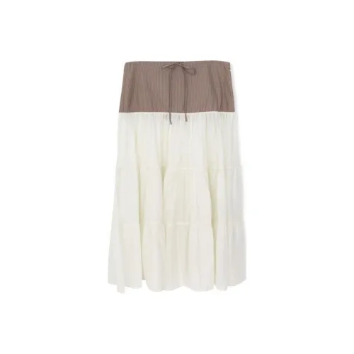 Paloma Шерсть Повседневный Длинный Юбка Женская Белая