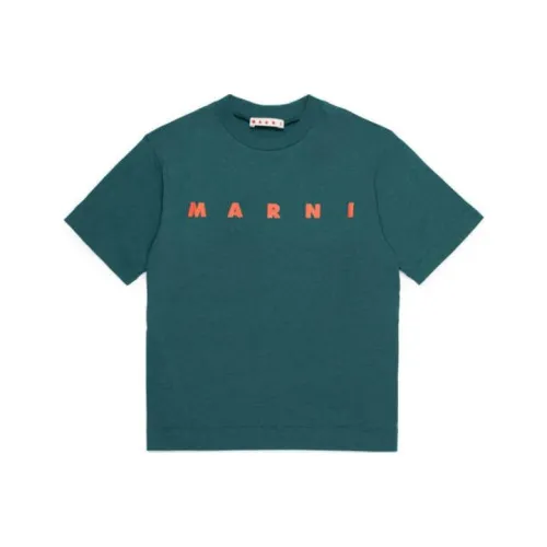 Marni T-рубашка Детская Лесной Зеленый
