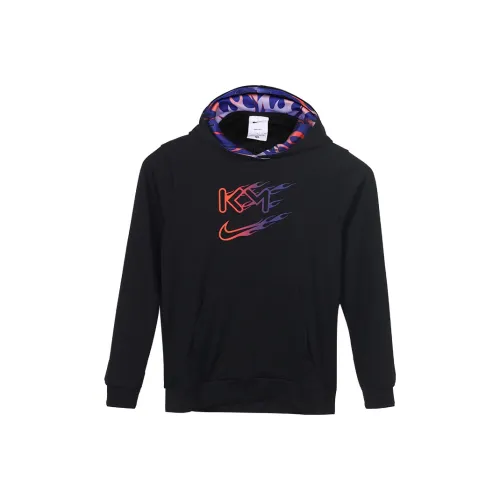 Nike Толстовка Черный Ярко-красный Детский