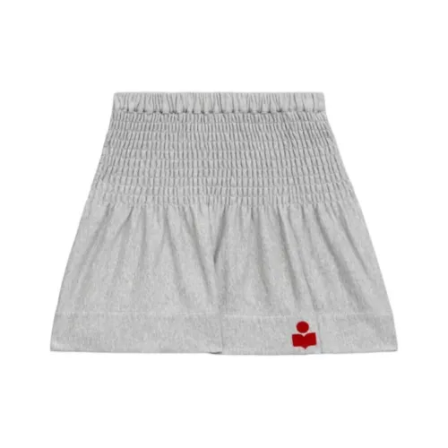 ISABEL MARANT ETOILE SS25 Повседневные короткие юбки Женские Серый