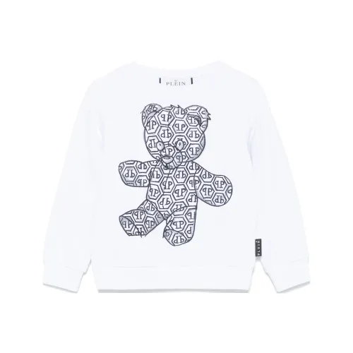 PHILIPP PLEIN Белый Kids Свитшоты