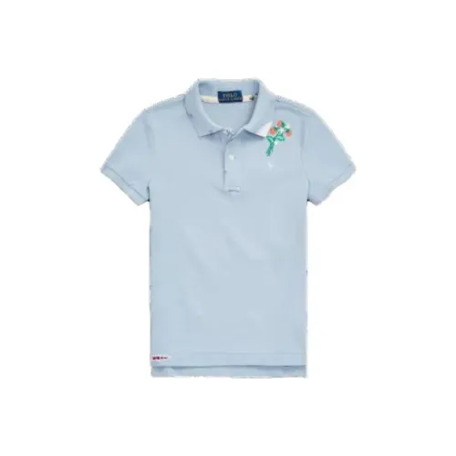 Polo Ralph Lauren Светло-синие Детские Рубашки T