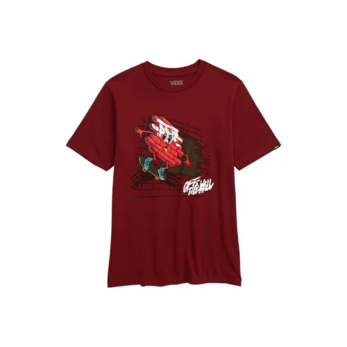 VANS Wallride Guy Красный Kids T-рубашки