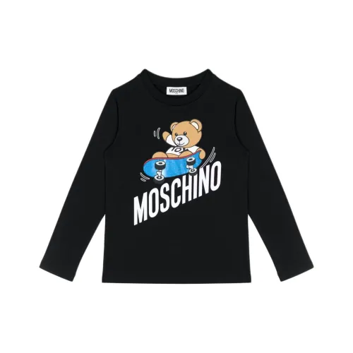 MOSCHINO Черные Детские Рубашки
