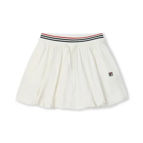 FILA Облачный белый WT Женские Повседневные короткие юбки