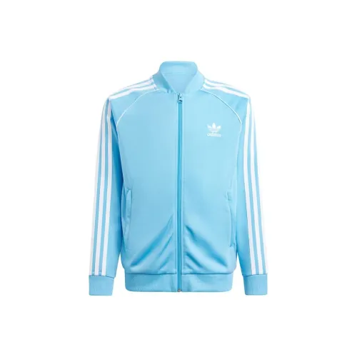 Adidas Originals Куртки Пальто ADICOLOR SST Синий Подростки