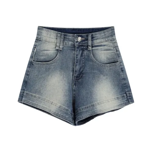 Garbege Джинсовые шорты Женские Blue