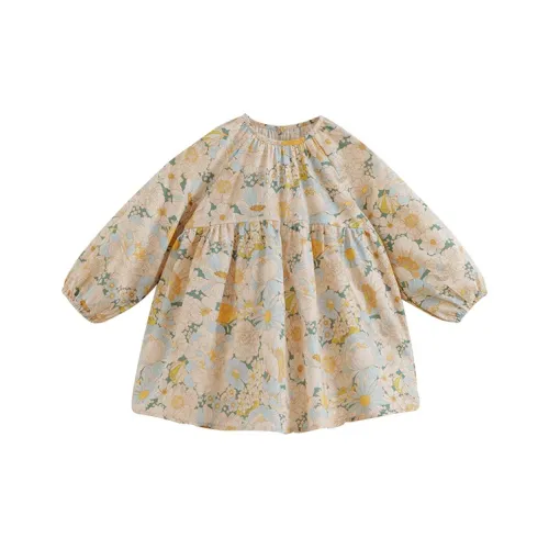 MARC&JANIE Lufu series Масло Paintings Зеленый Kids Платья