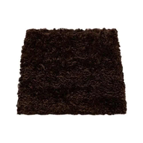 ZARA Повседневные короткие юбки Женские Коричневый