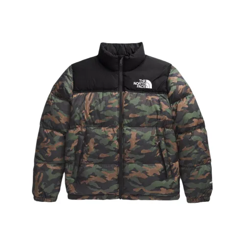 THE NORTH FACE Куртка Nuptse FW24 Черный Камуфляж Подростки