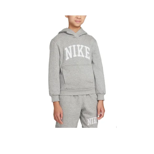 Nike Толстовка Темно-серый Вереск Белый Подростки