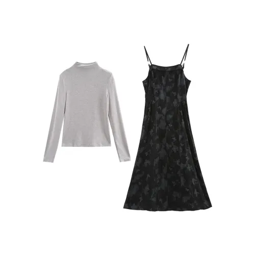 A paradise for awakening Комплект с юбкой Женская Черная