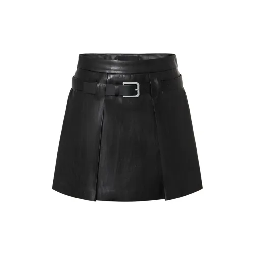 MOCO Кожаные короткие юбки женские