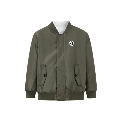 Конверс Куртки Пальто Серый Оливково-зеленый Дети Возраст 3-7 лет