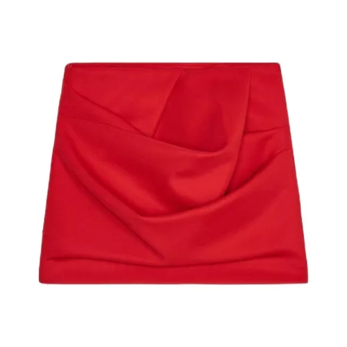 ZARA Повседневные короткие юбки Женские Red