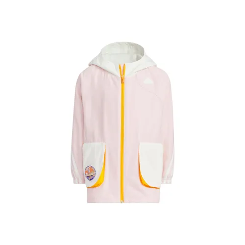 Adidas FW24 Куртки и пальто розовые для детей 3-7 лет