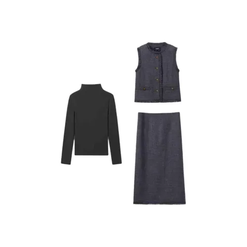 Small Grains Комплект с юбкой Женские Серый