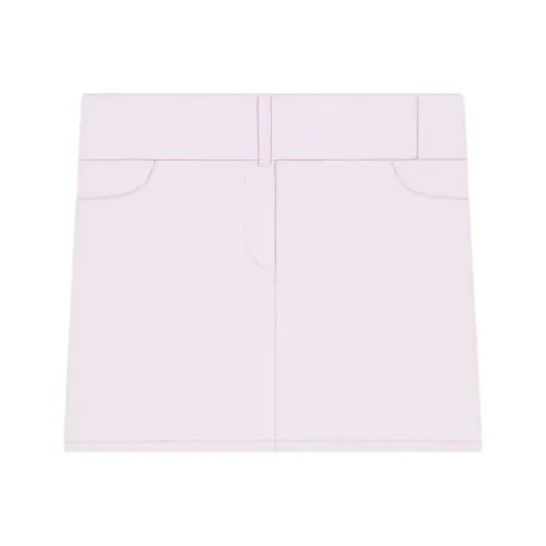 COURREGES SS25 Юбка-карандаш Belted Mini Skirt Повседневная Короткая Юбка Женская Соленый Розовый Соленый Розовый