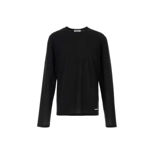 JIL SANDER Мужские черные T-рубашки