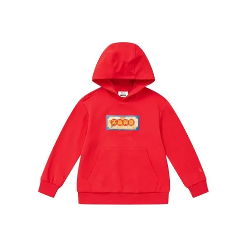 QIAODAN Толстовка Enchanting Red Baby