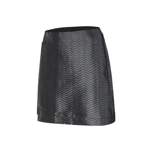 FILA GOLF серия Джинсовые короткие юбки Женские Темно-черный