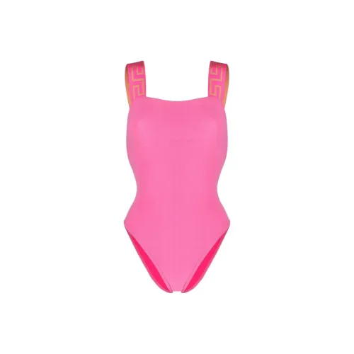 VERSACE Greca Розовый Женские Ван-Пис Купальники