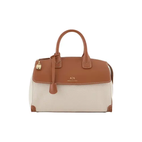 ARMANI EXCHANGEAE Полиэстер Сумка-тоут Сумка для покупок Сумка через плечо Сумка Большая Женская Коричневая