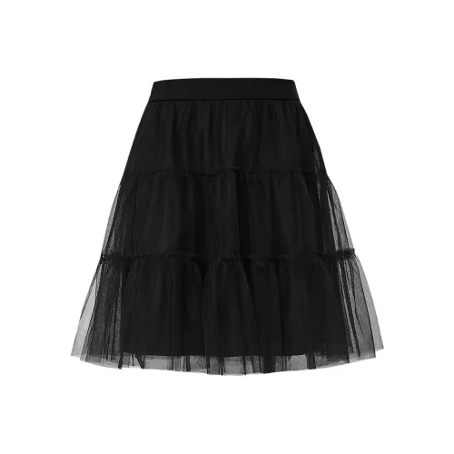 Hopeshow Повседневные короткие юбки Женские Черный