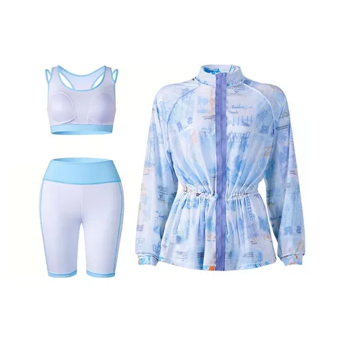 KAPPA Небесно-голубой Женские Двухкомпонентные Купальники