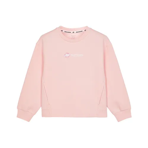 Skechers Kids Свитшот Свет Impatiens Розовый Унисекс
