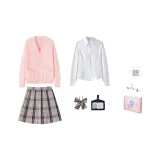 Gray Heir Розовый+Девичий Troubles+Cool Белый чайный+Маленькие Items