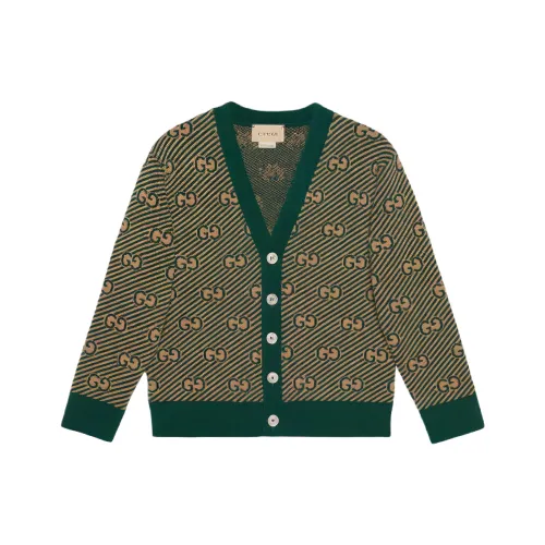 GUCCI Зеленый Kids Свитеры