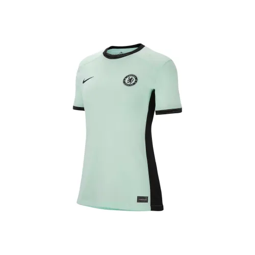 nike Dri Fit Nicolas Jackson Chelsea 2023 24 Stadium Third Футбол Джерси Женские Мятный