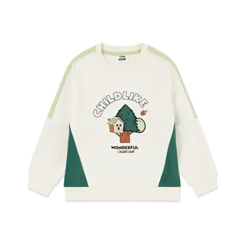 QIAODAN Толстовка Детская Навес Белый