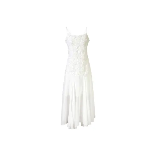 MO VOICE Абрикос Платье-камзол Женские Слиплатья