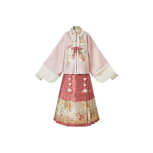 Cloud Hidden Moon Embroidery Ханьфу Женские